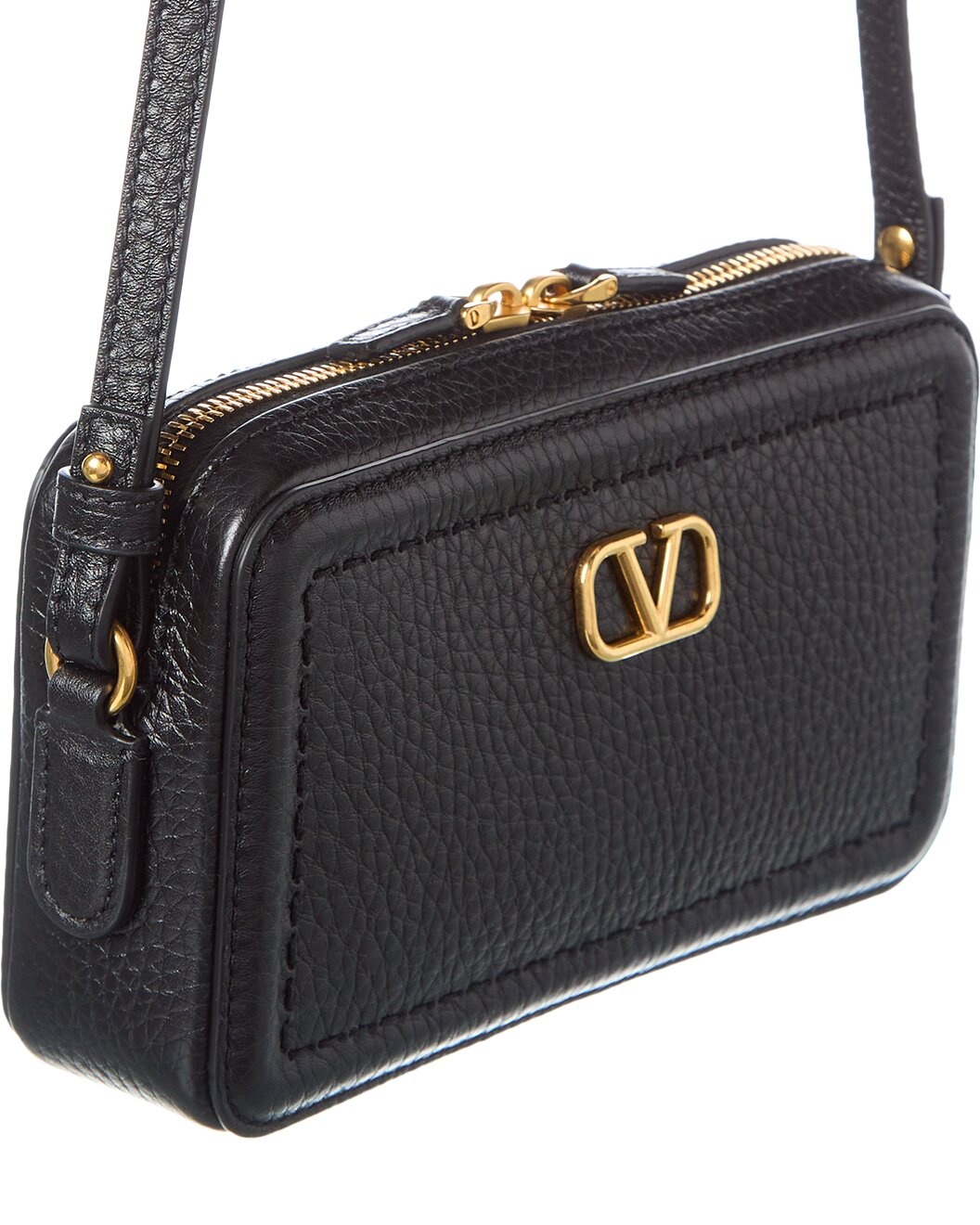 Valentino VLogo Alltime Mini Leather Camera Bag - 3