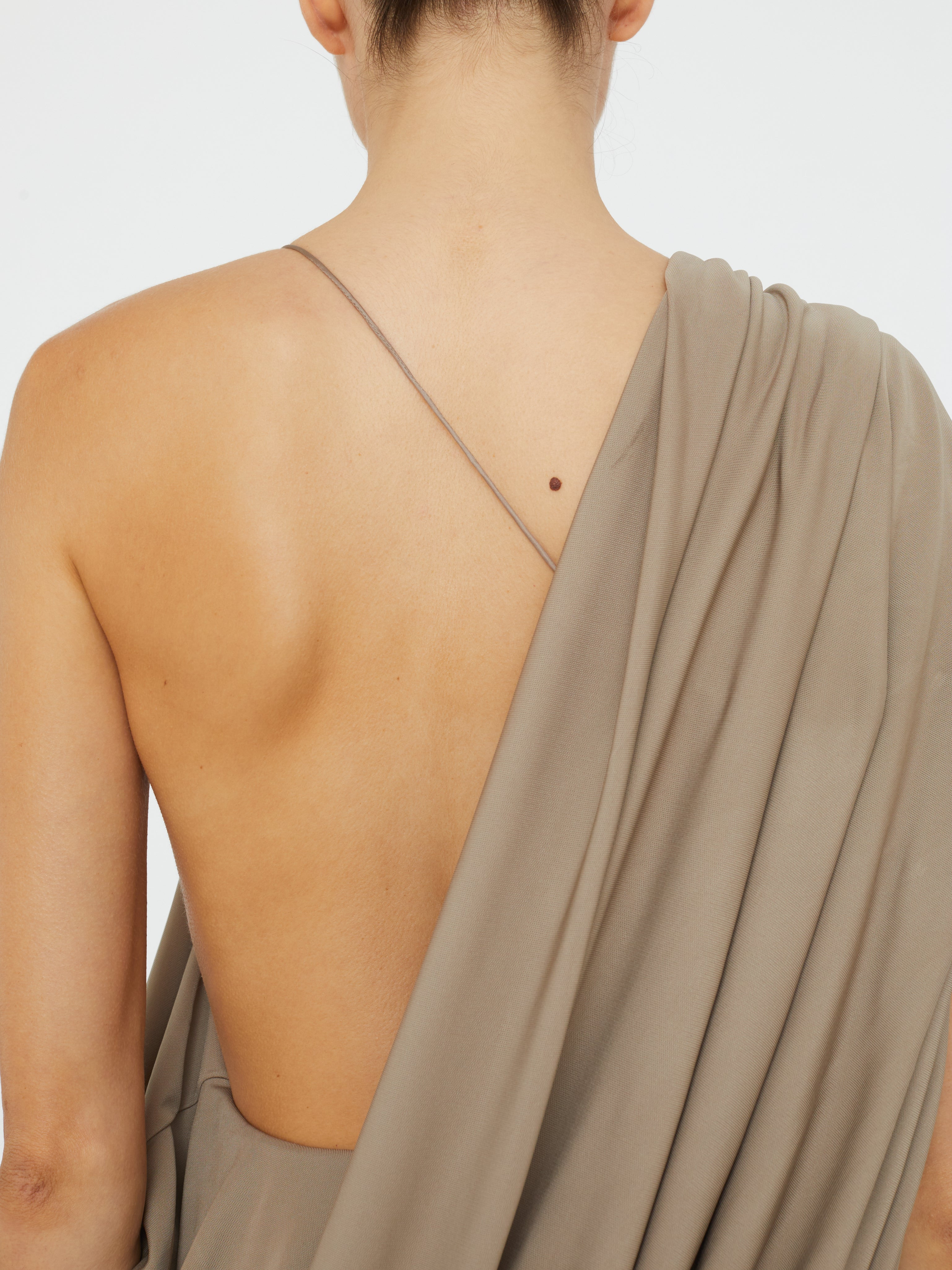 Aiba Draped Jersey Tee Dress - 4
