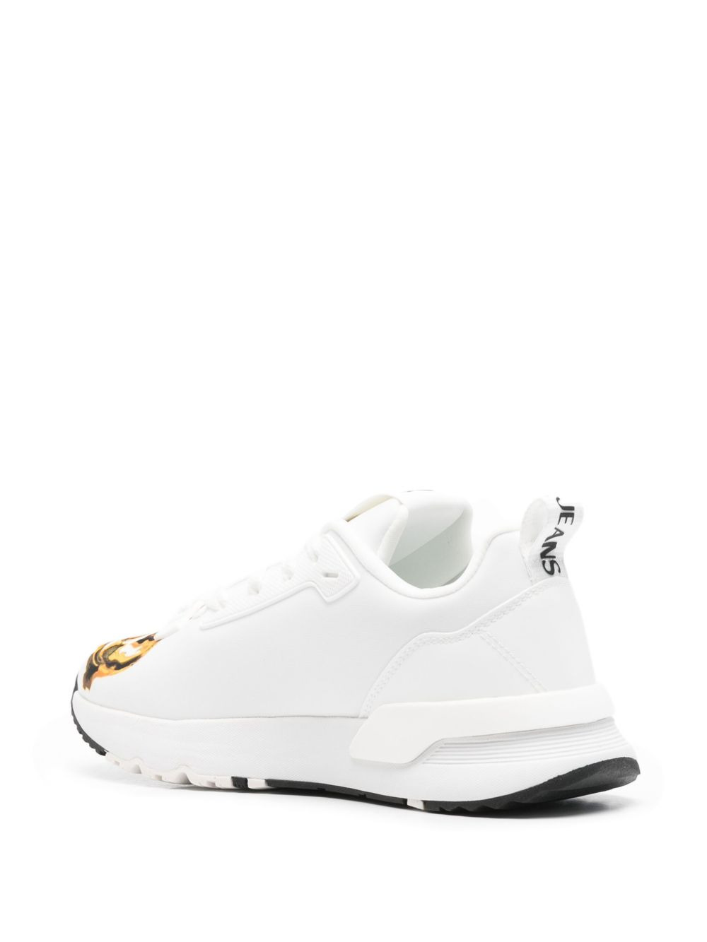 padded lace-up sneakers - 3
