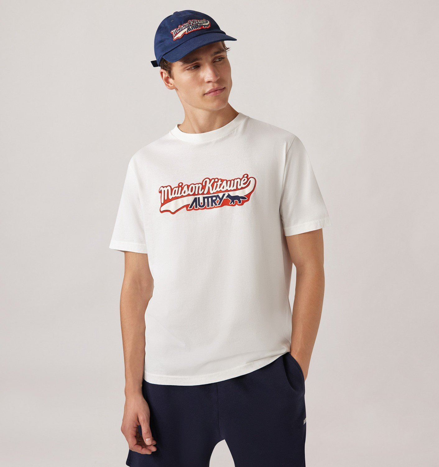 UNISEX AUTRY LOGO 'MAISON KITSUNÉ' T-SHIRT - 5