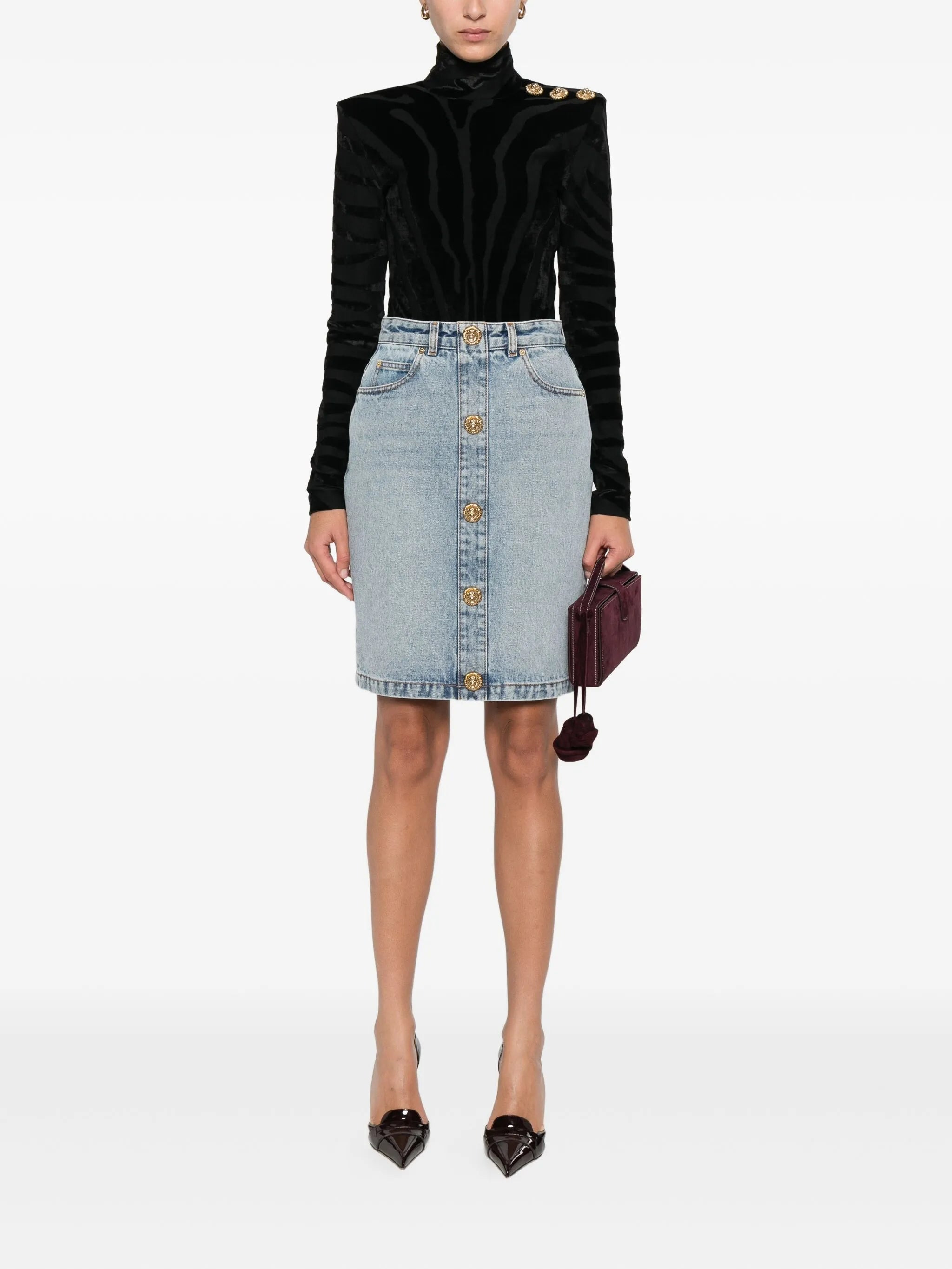 printed button top - 2