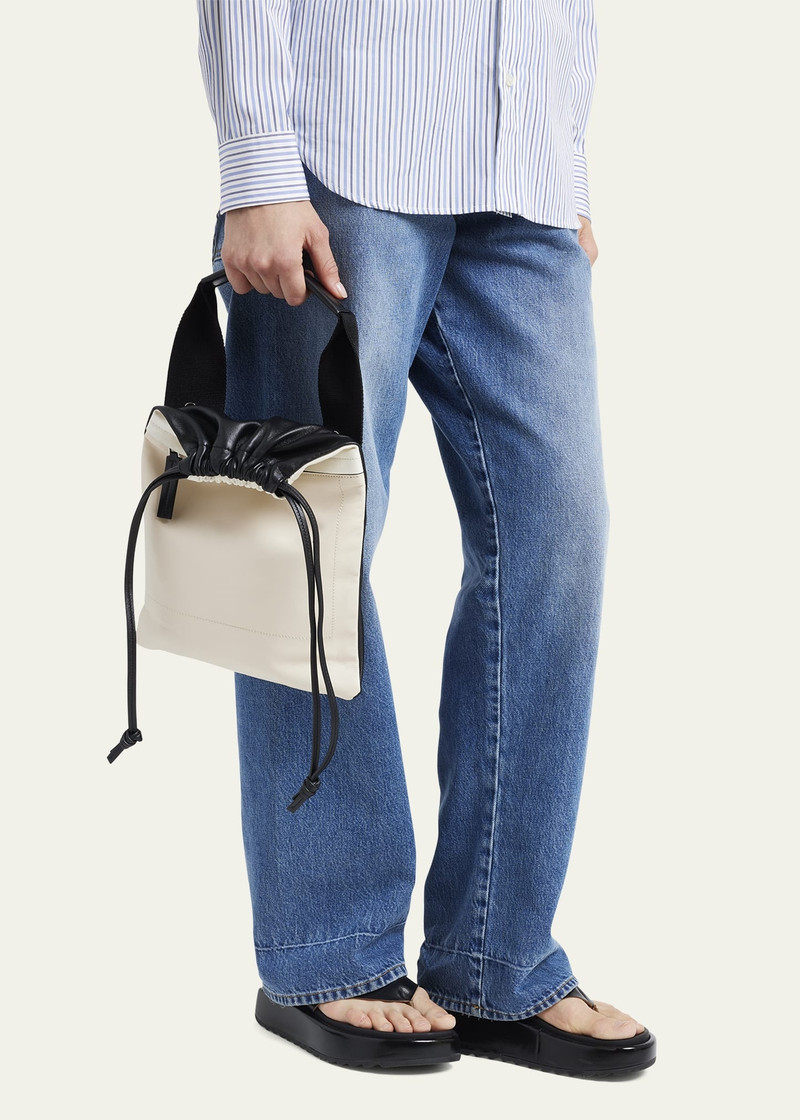Plan C Drawstring Canvas Top-Handle Bag outlook