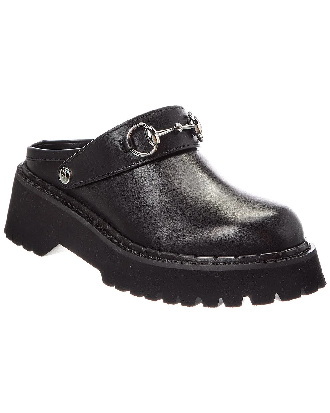 Gucci Horsebit Leather Mule - 1