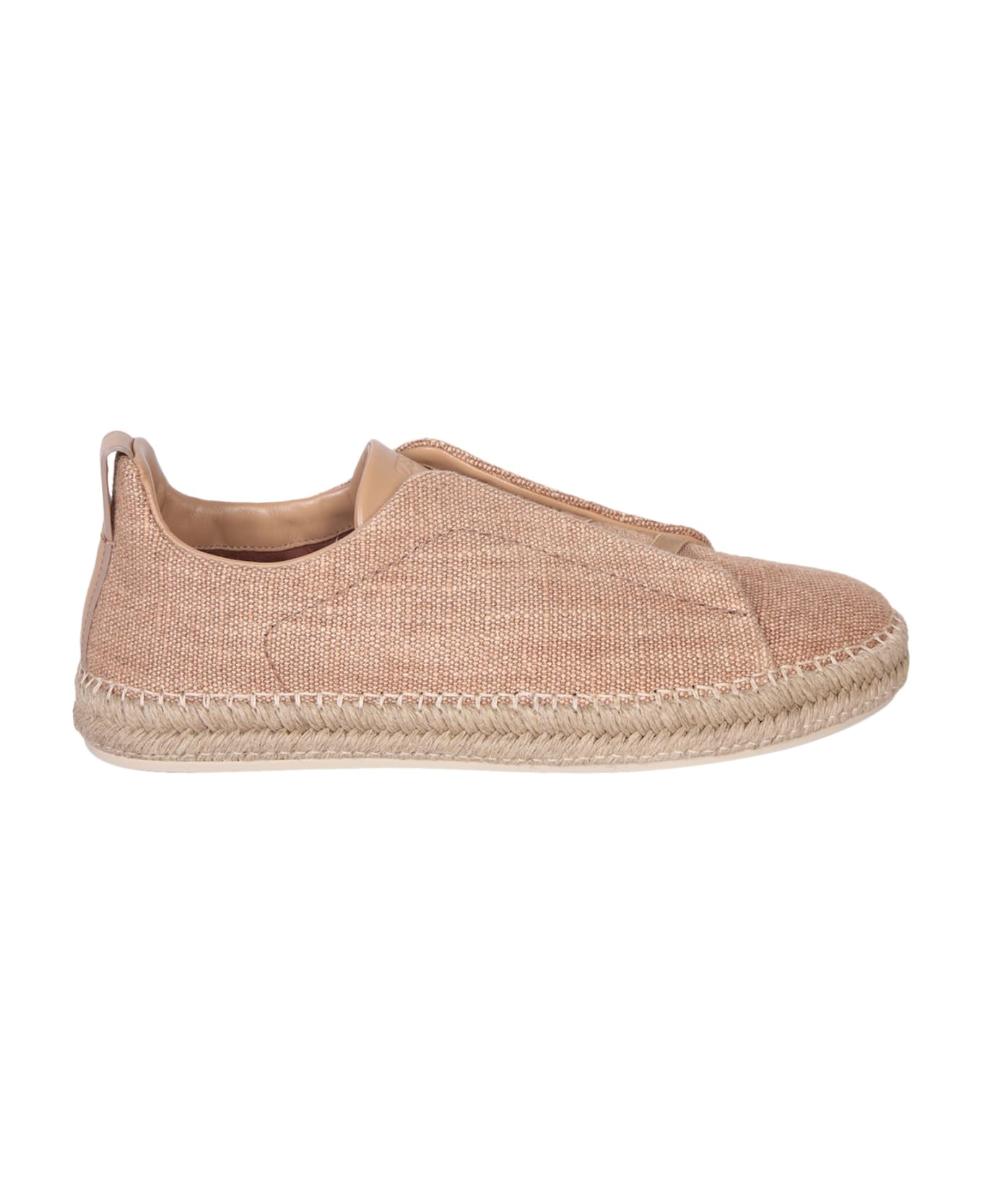 Zegna Triple Stitch Burnt Espadrilles - 1