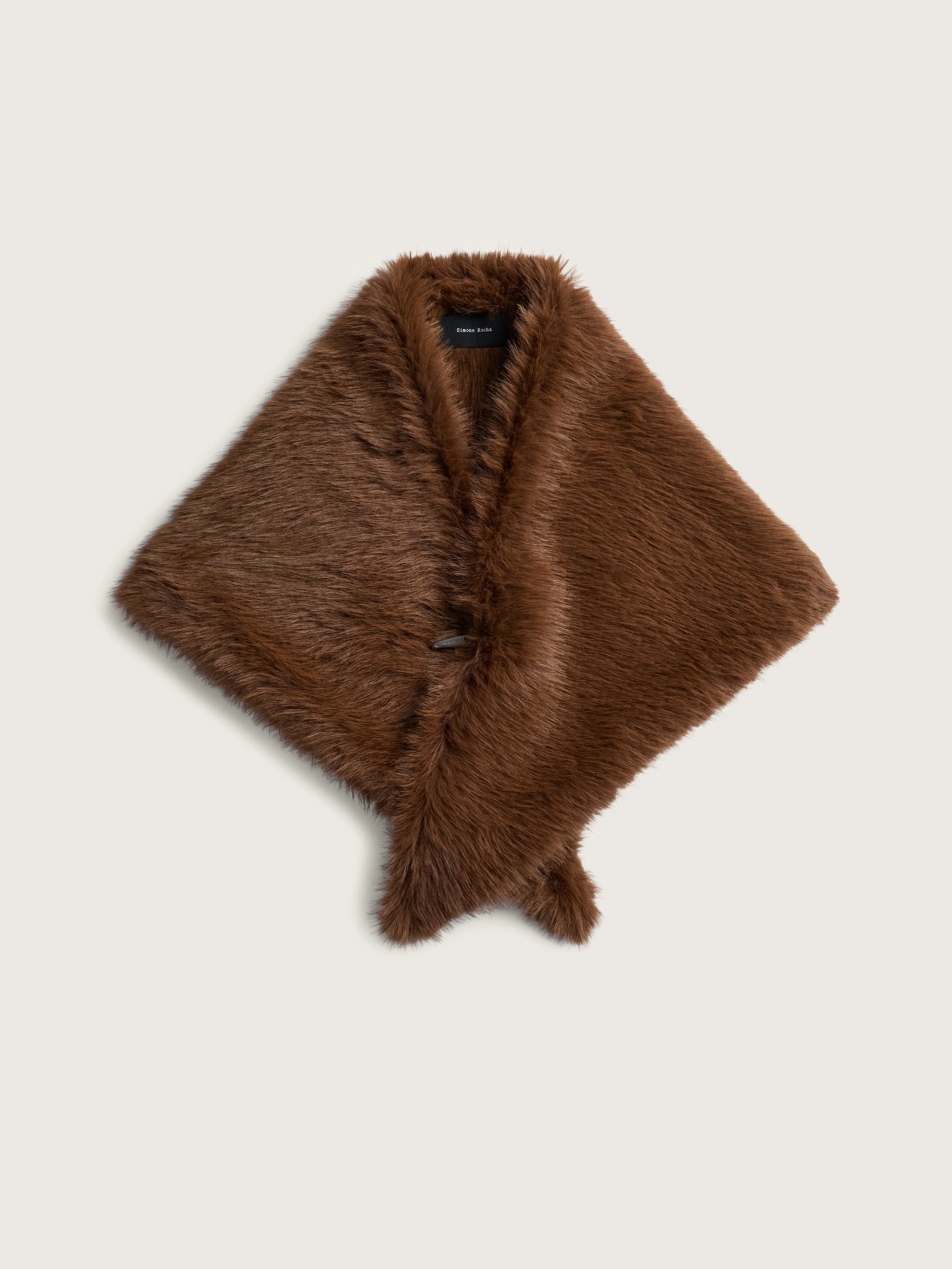 Large Faux Fur Neckerchief - 1