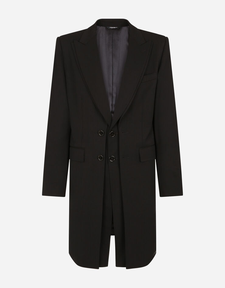 Stretch wool coat - 3