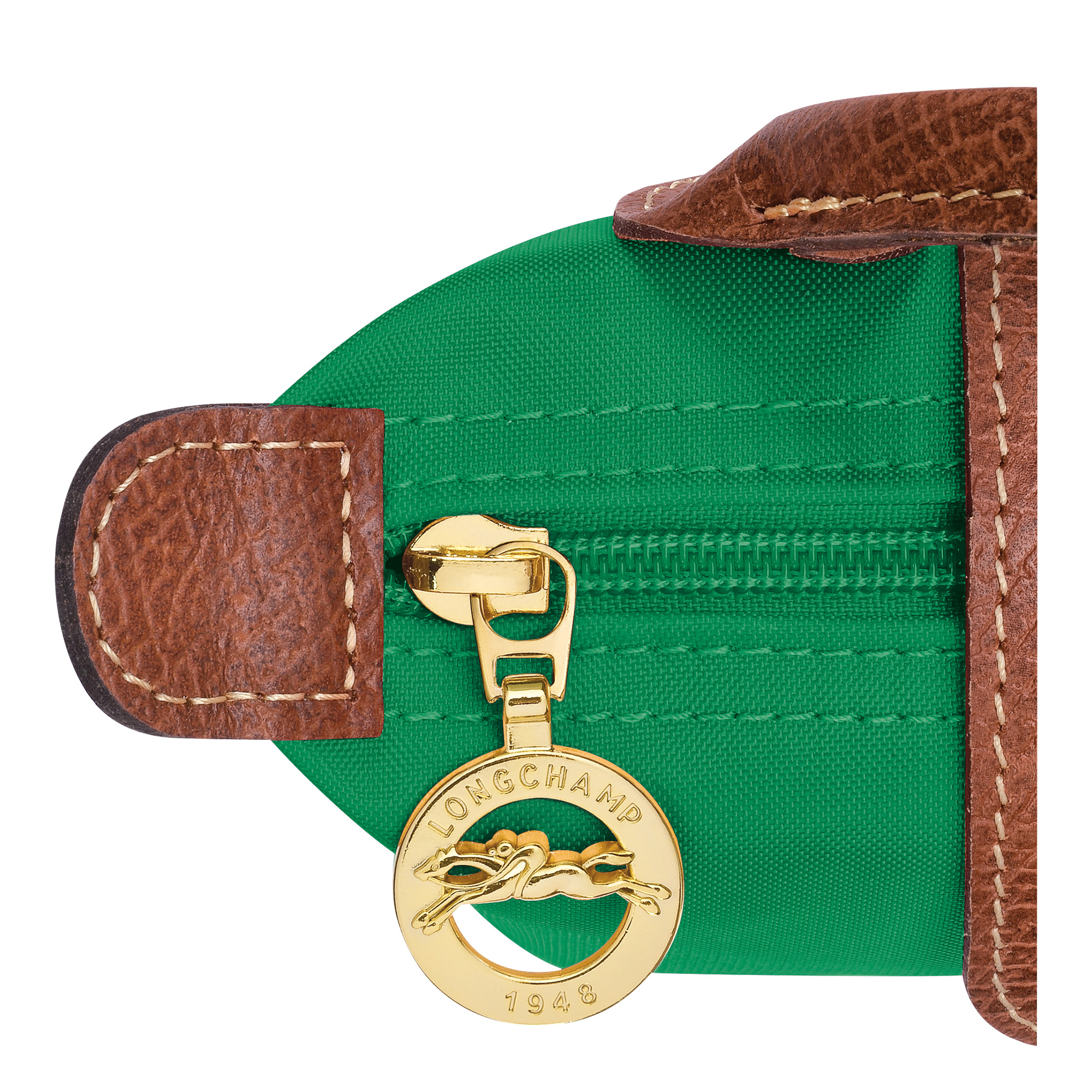 Le Pliage Original Pouch with handle Green - Recycled canvas - 6