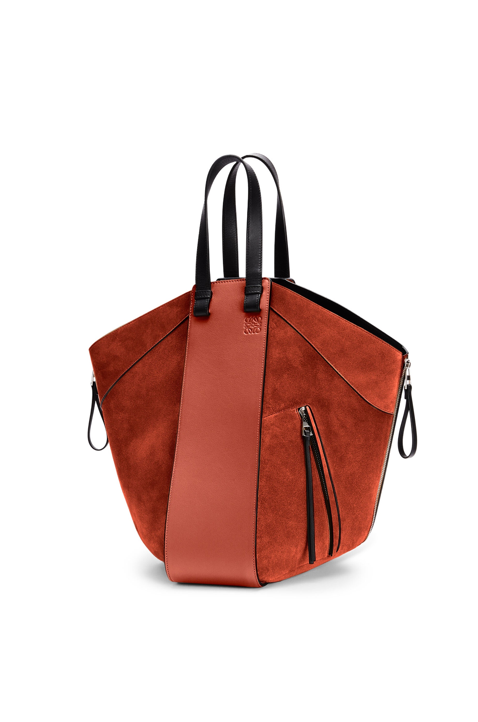 Hammock tote bag in calfskin and suede - 1