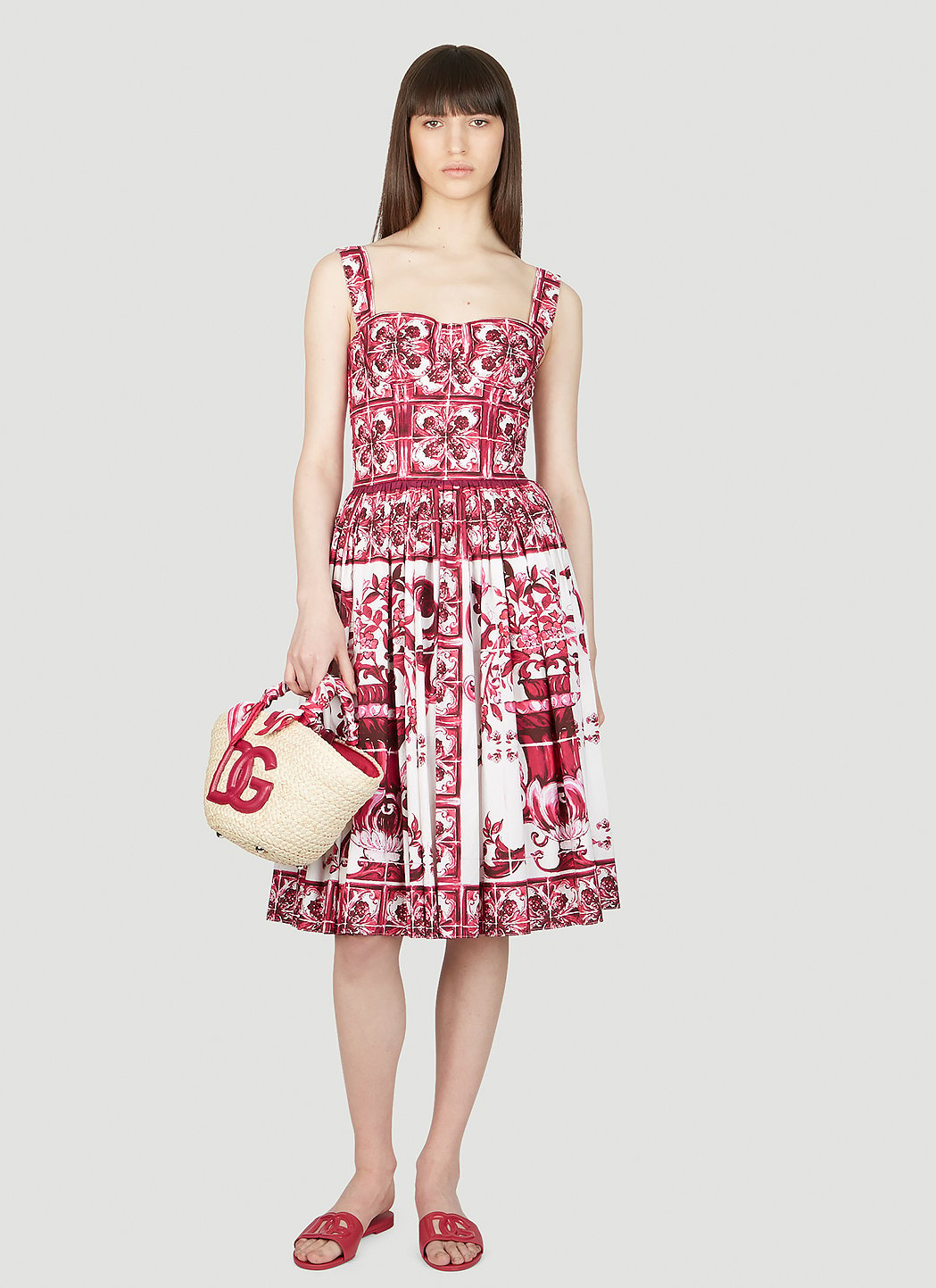 Dolce & Gabbana Women Majolica Print Dress - 2
