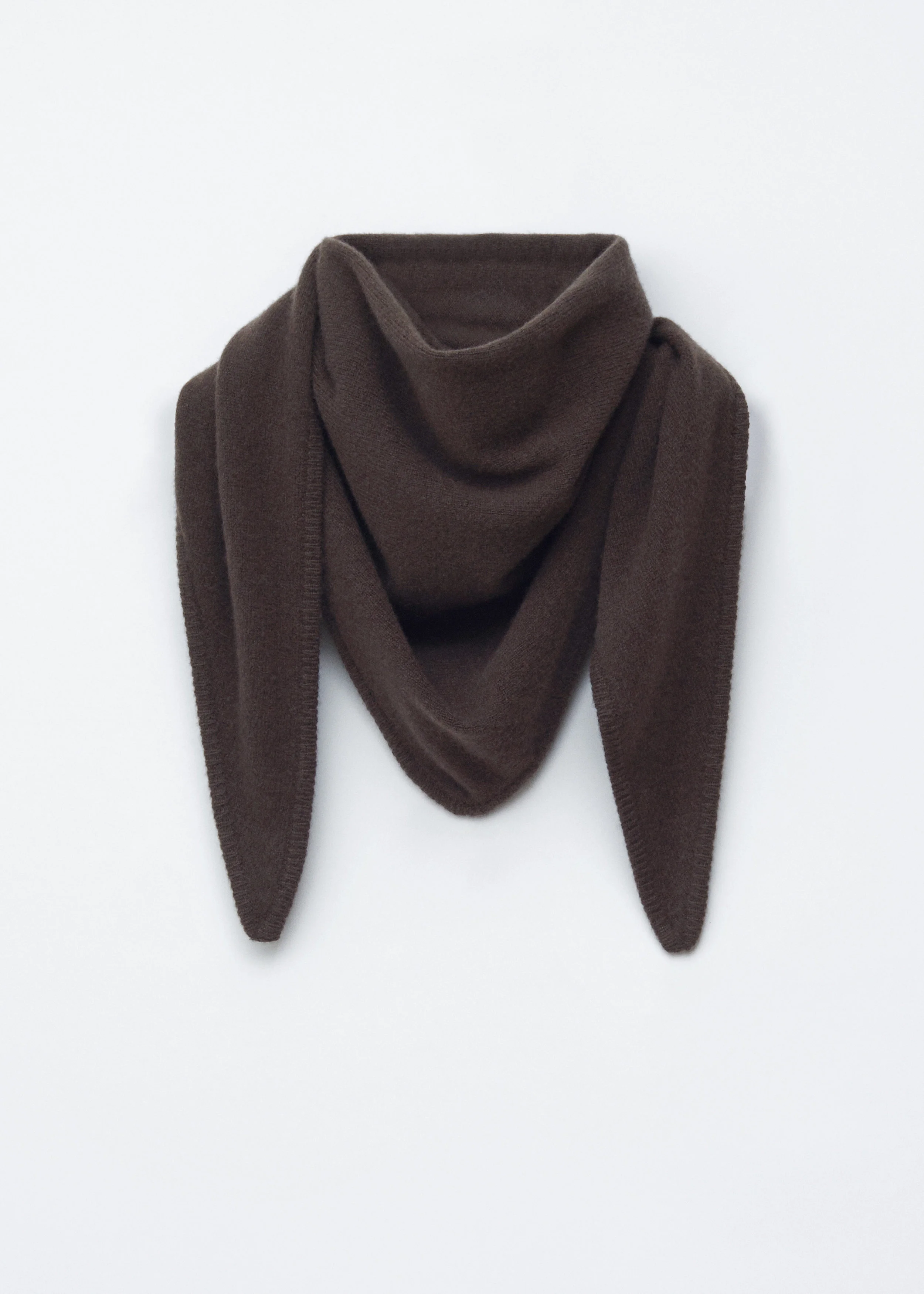 Wool Triangle Scarf - 1