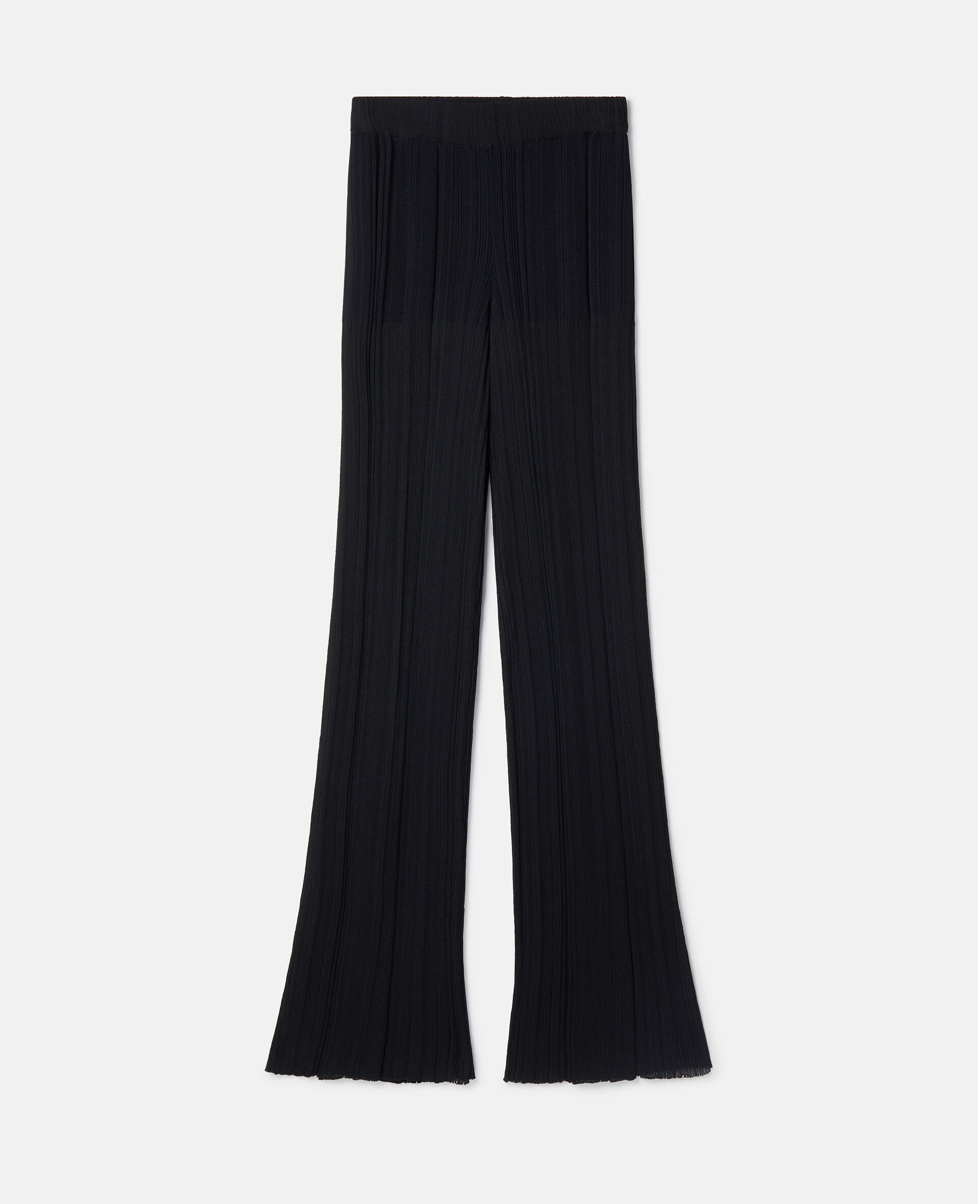 Plisse Pleat Knit Trousers - 1