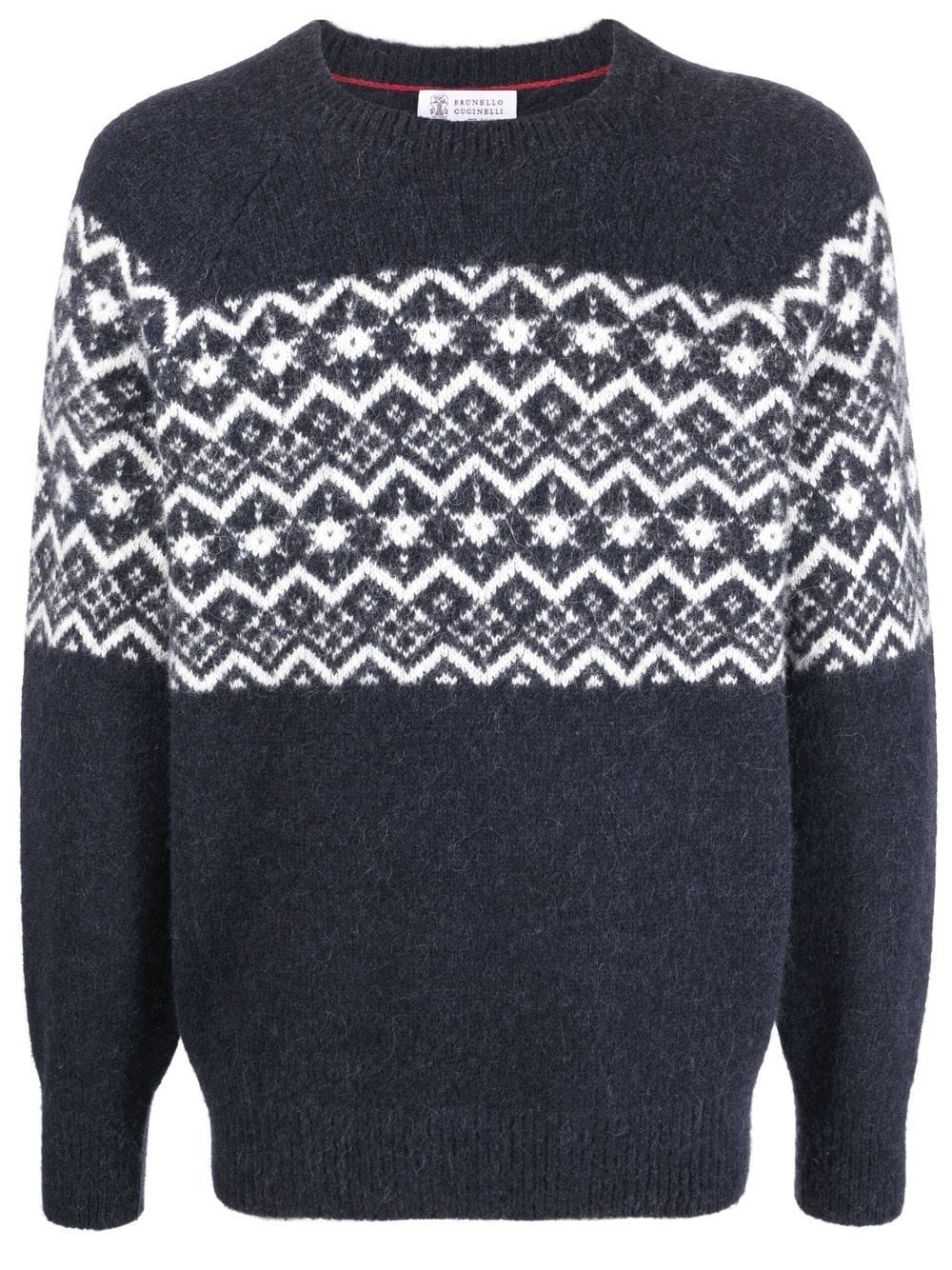 intarsia-knit wool-blend jumper - 1