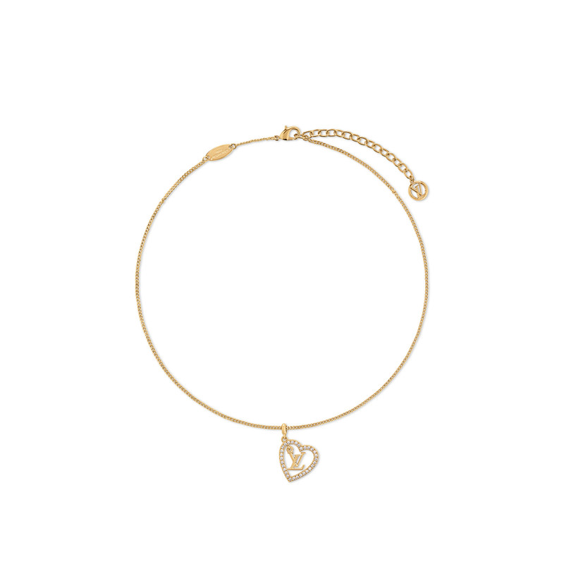 My LV Heart Necklace 1