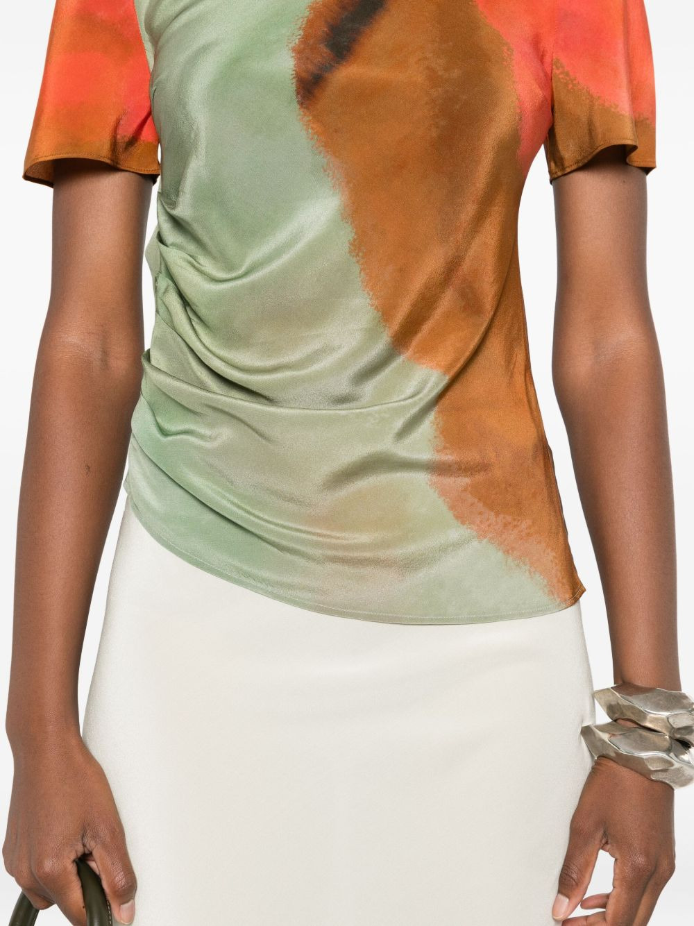 print buttoned top - 5