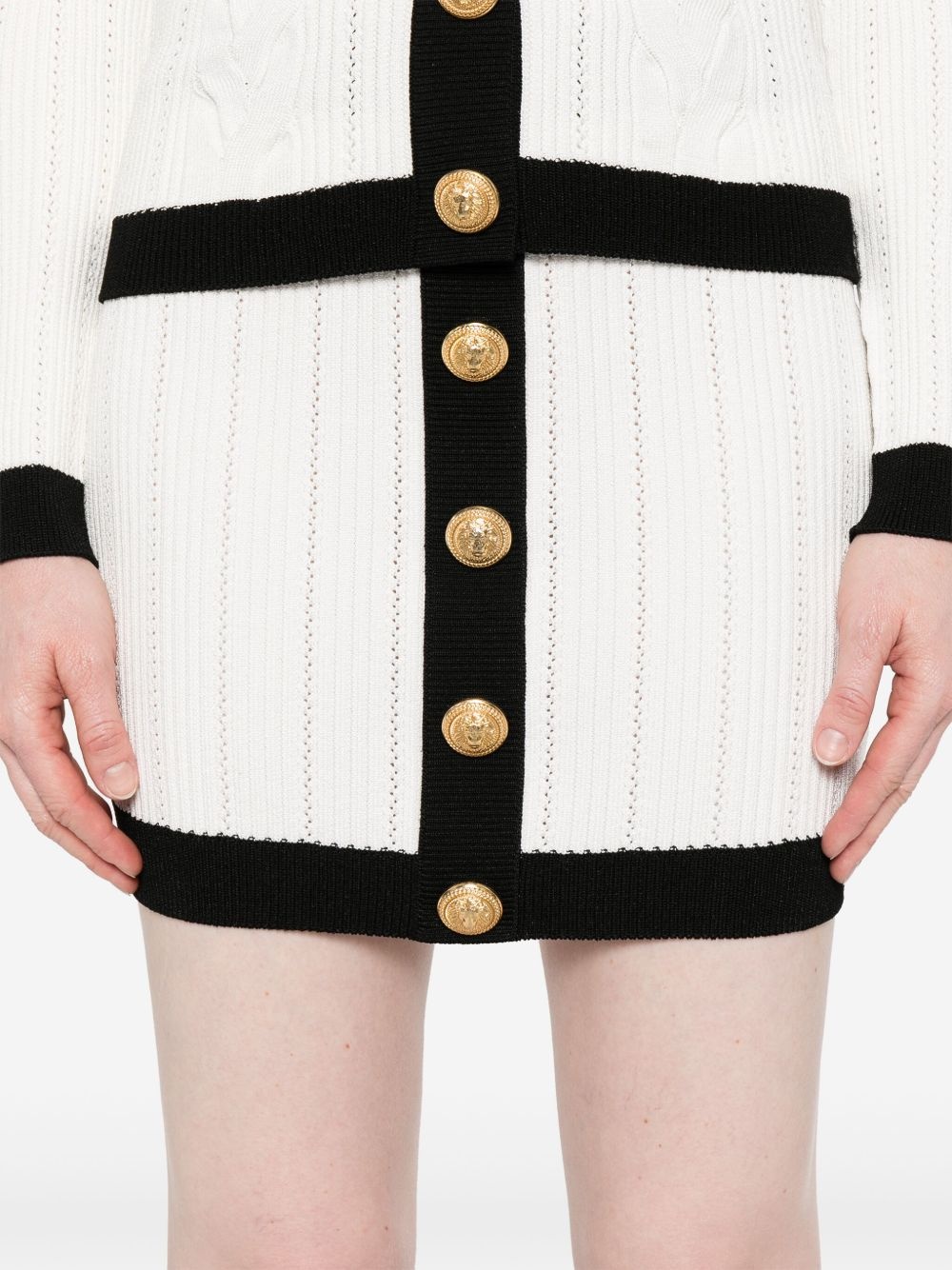 knitted mini skirt - 5