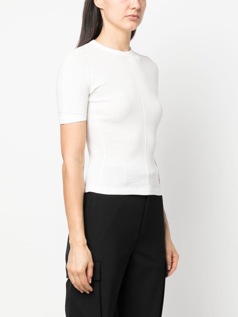 short-sleeve organic-cotton top - 3