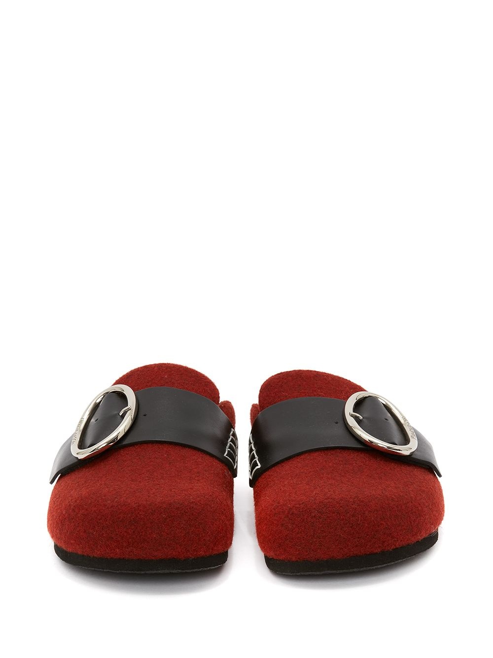 buckled flat loafers - 3