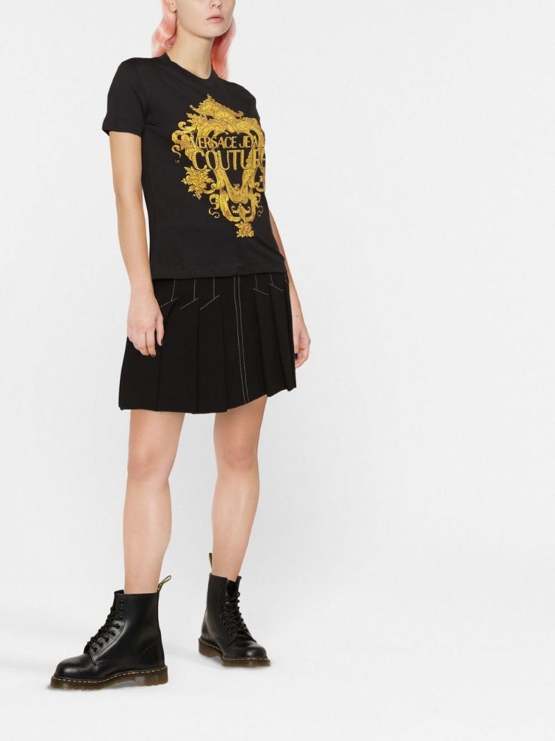 baroque-print T-shirt - 4