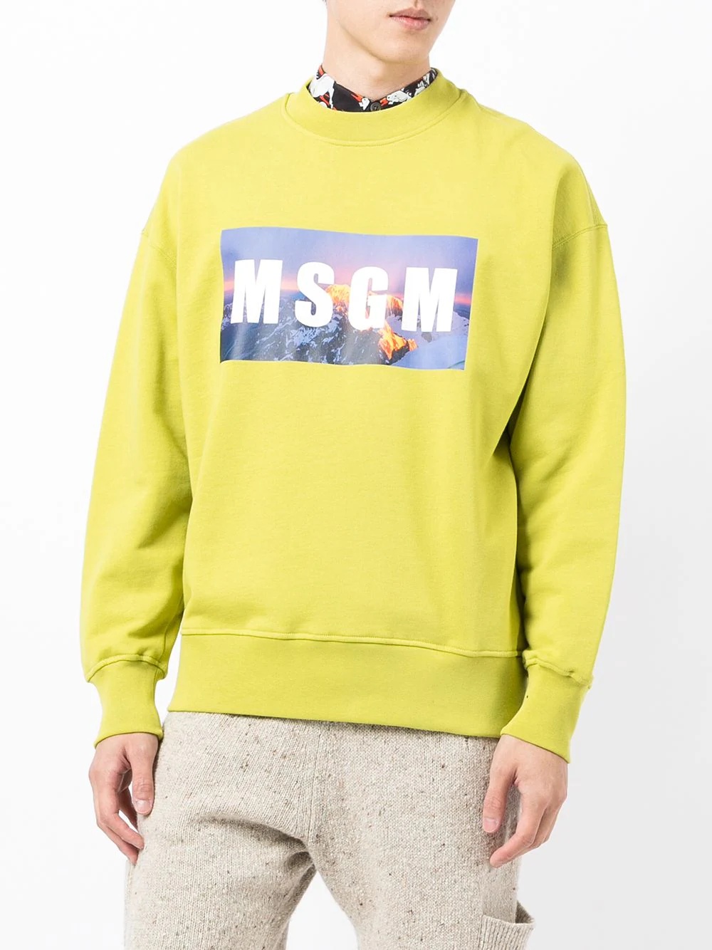 logo print sweatshirt - 3