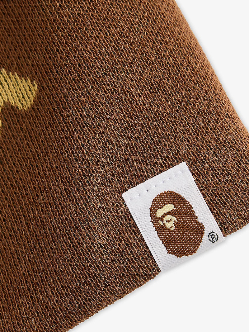 A BATHING APE® Ape Head Knitted Beanie Hat outlook