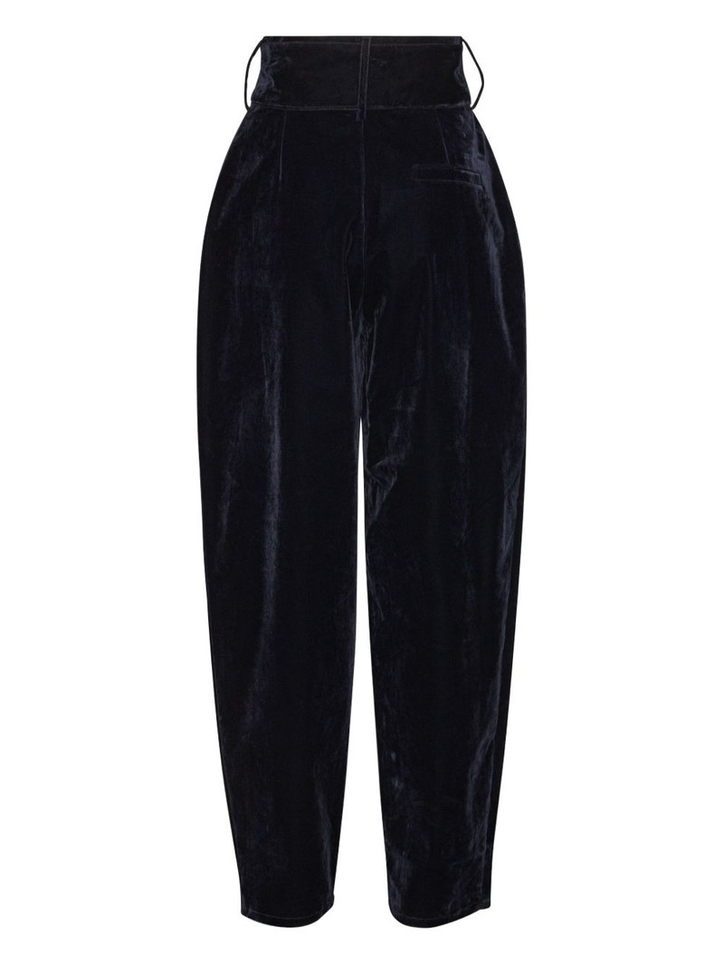 belted tapered trousers 5