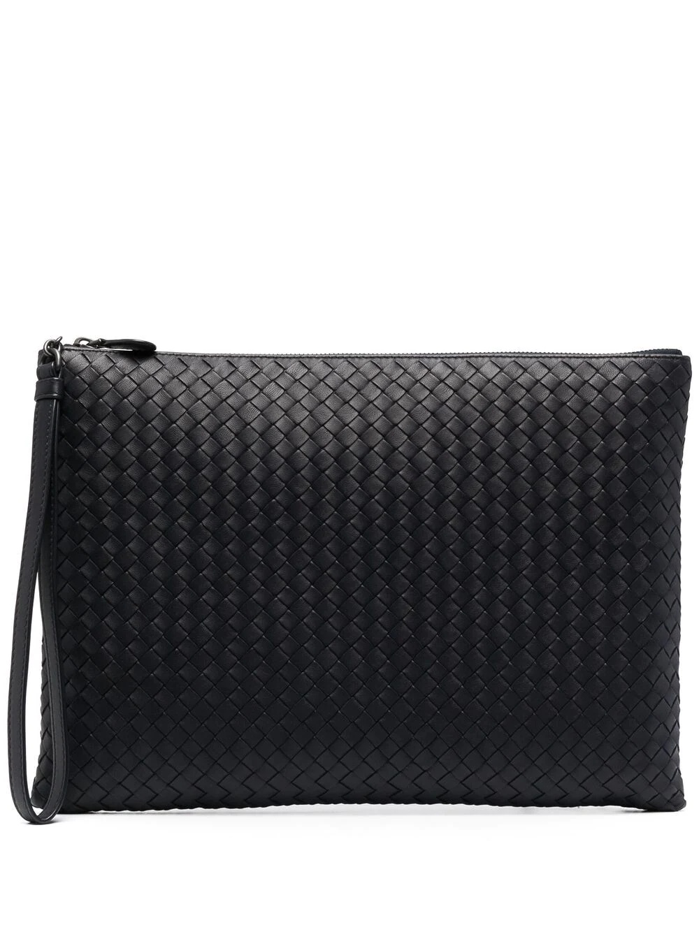 Intrecciato clutch bag - 1