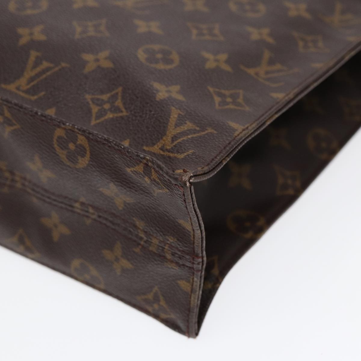 LOUIS VUITTON Monogram Sac Plat Hand Bag M51140 - 9