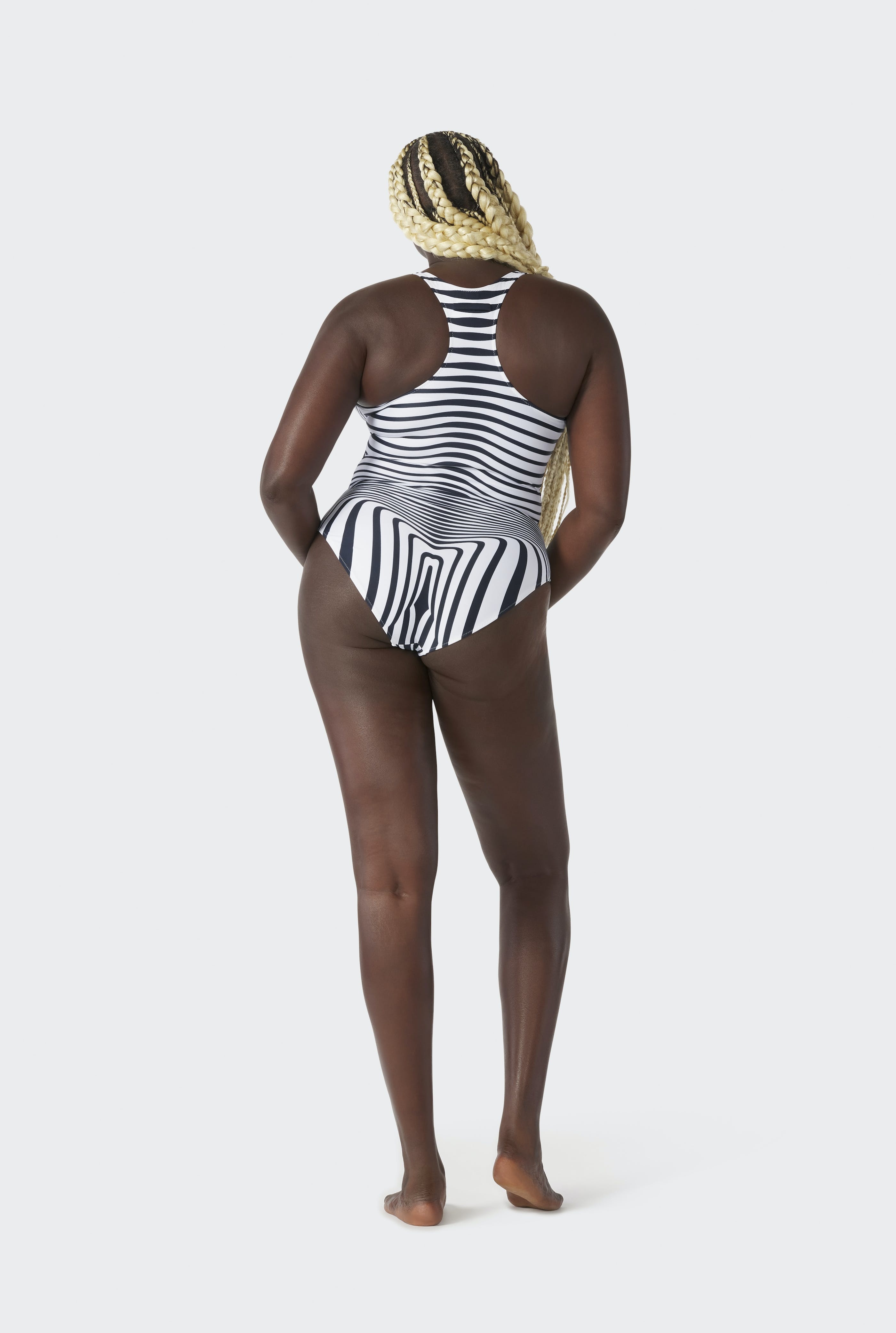 THE NAVY BLUE BODY MORPHING SWIMSUIT - 8