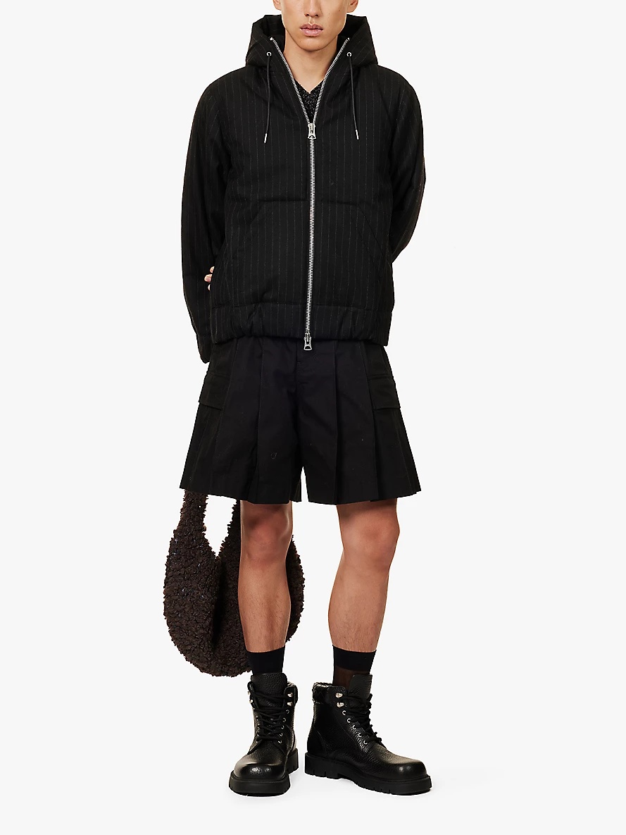 sacai Chalk Stripe Hoodie | REVERSIBLE