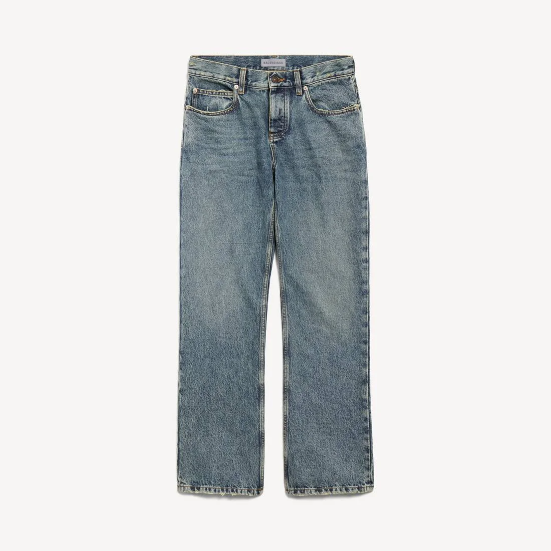 Women's Regular Fit Jeans in Dirty Vintage Blue - 1