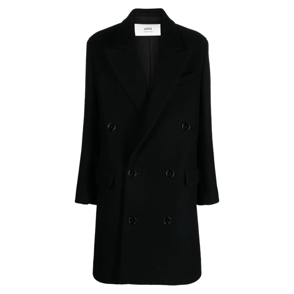 AMI Paris ELEGANT DOUBLE-BREASTED COAT | miinto | REVERSIBLE
