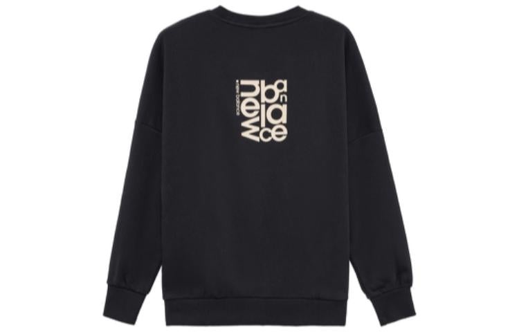 New Balance Sport Logo Print Sweatshirt 'Black' AMT23349-BK - 2