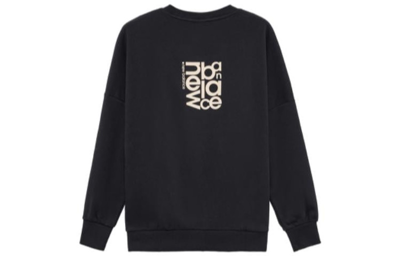 New Balance New Balance Sport Logo Print Sweatshirt 'Black' AMT23349-BK outlook