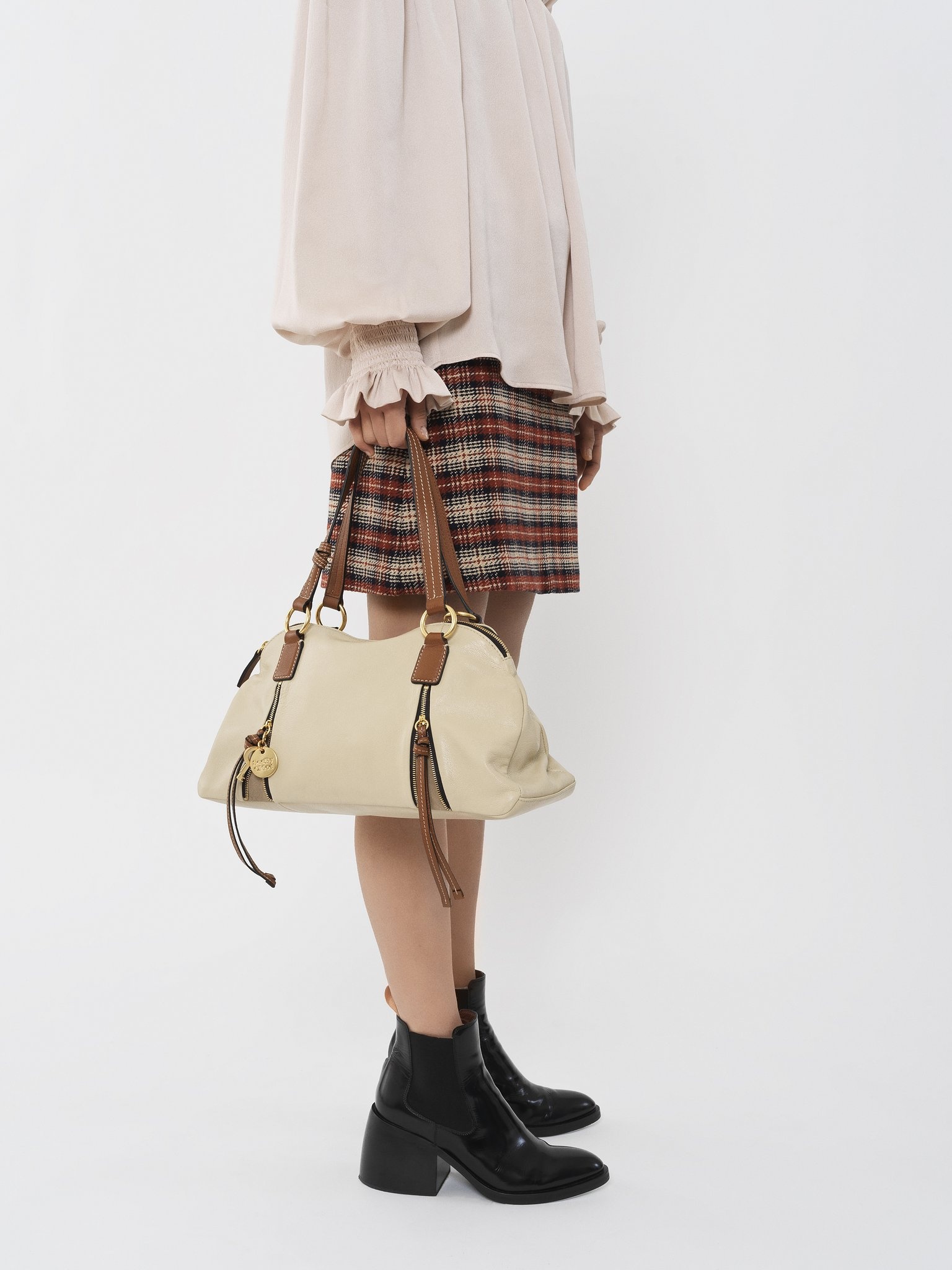 INDRA DOUBLE HANDLE BAG - 4