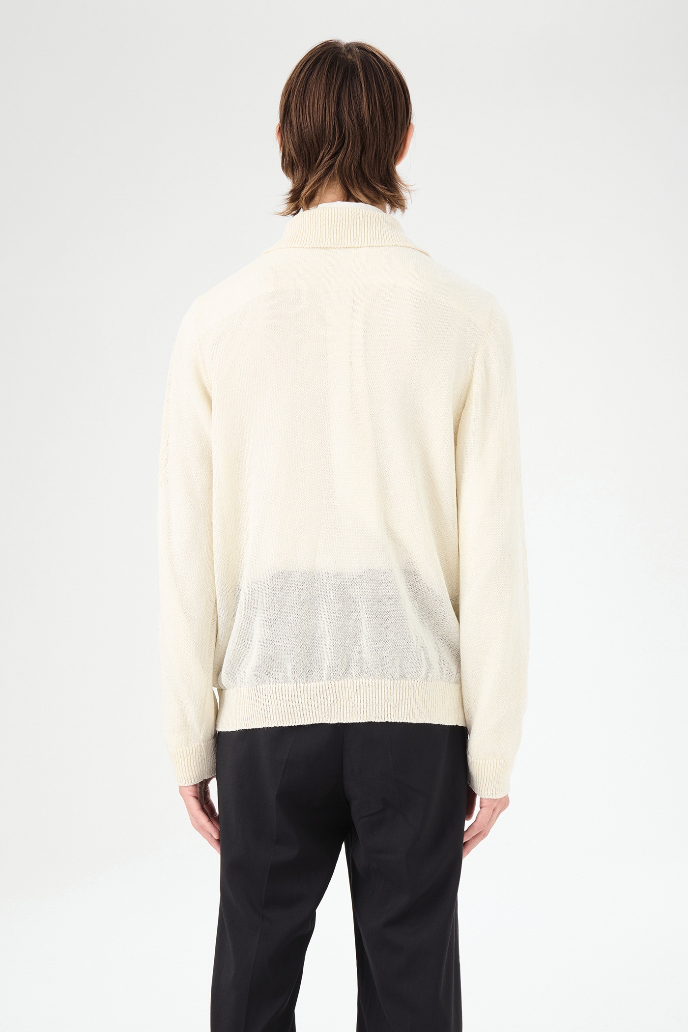 Big Piquet White Floral Pointille - 5