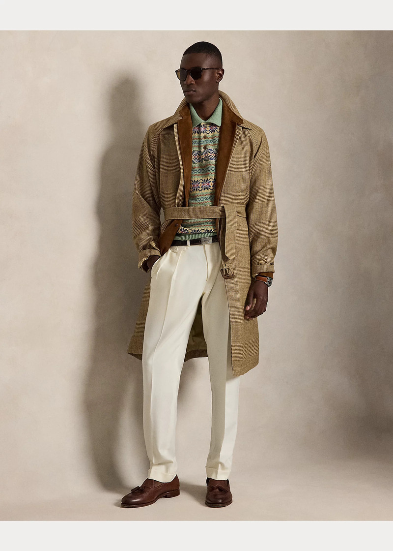Pleated Wool Barathea Trouser 6