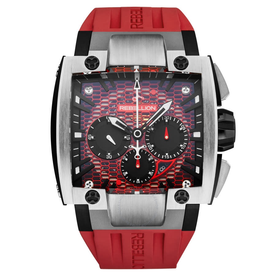 Rebellion - Rebellion Re1 2.0 Chronograph Automatic Black Dial Men's Watch RB.RE12.CH.TI.RD1 - 1