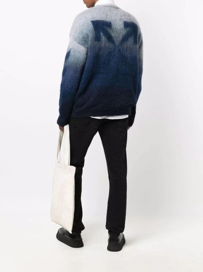 Off-White Diag brushed-knit jumper outlook