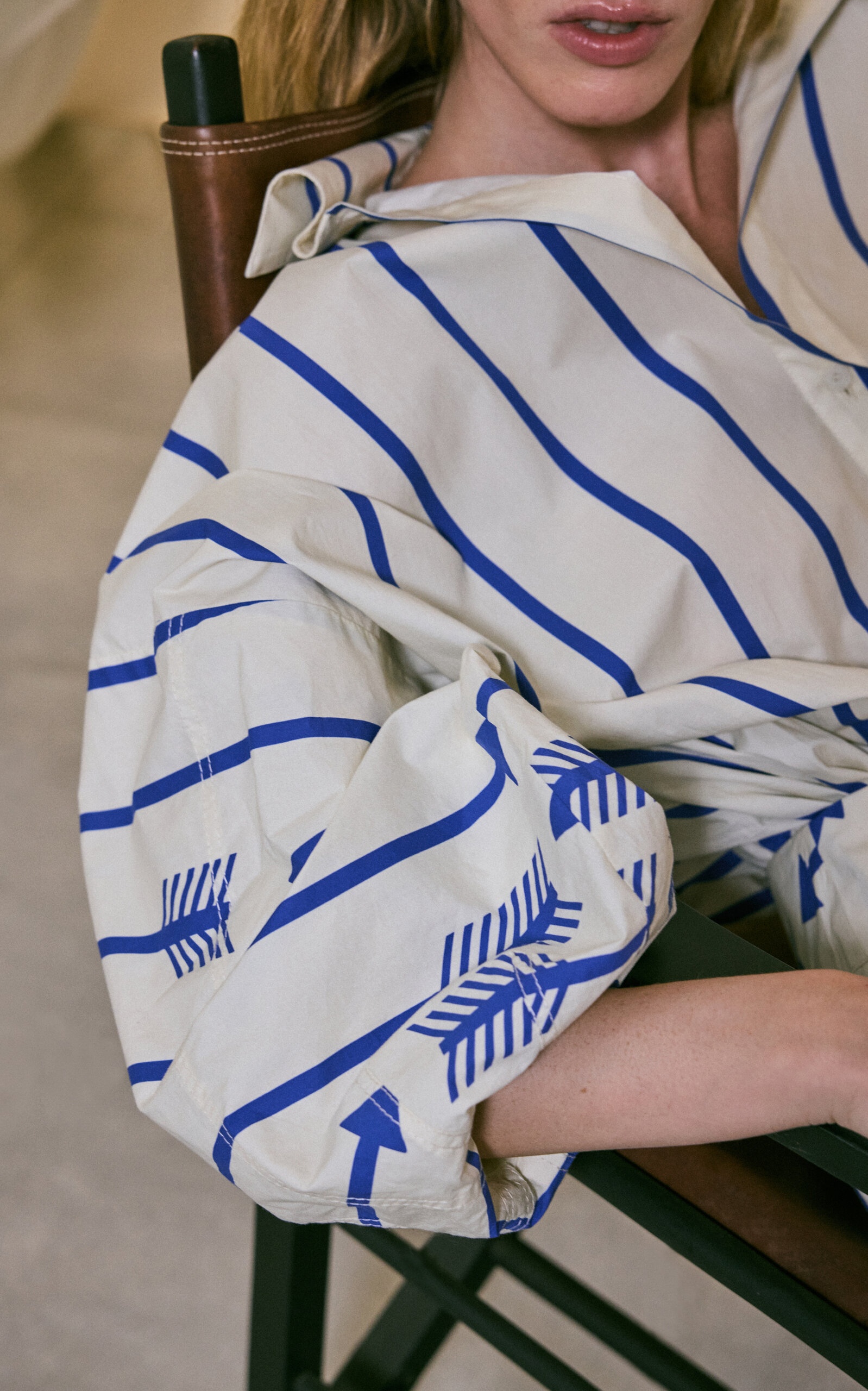 Flechada Striped Cotton Shirt stripe - 4