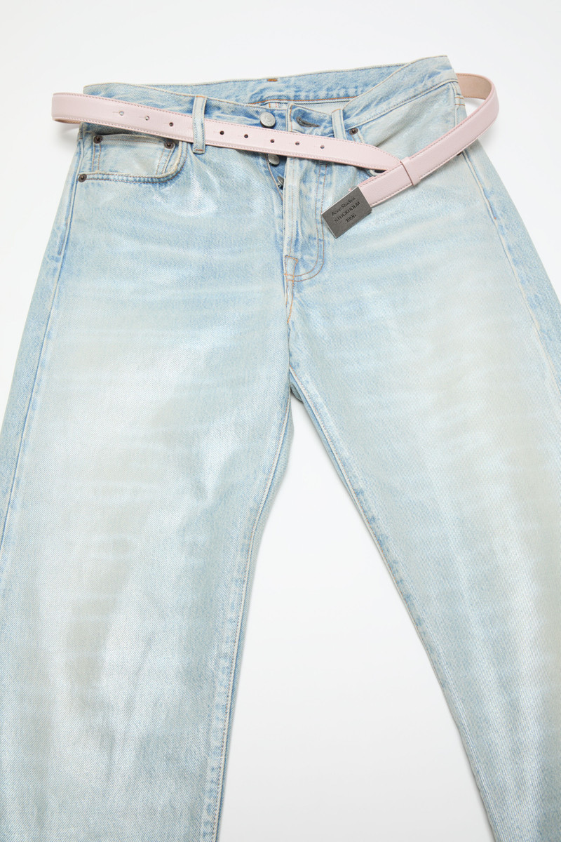 Logo plaque belt - Powder pink 4