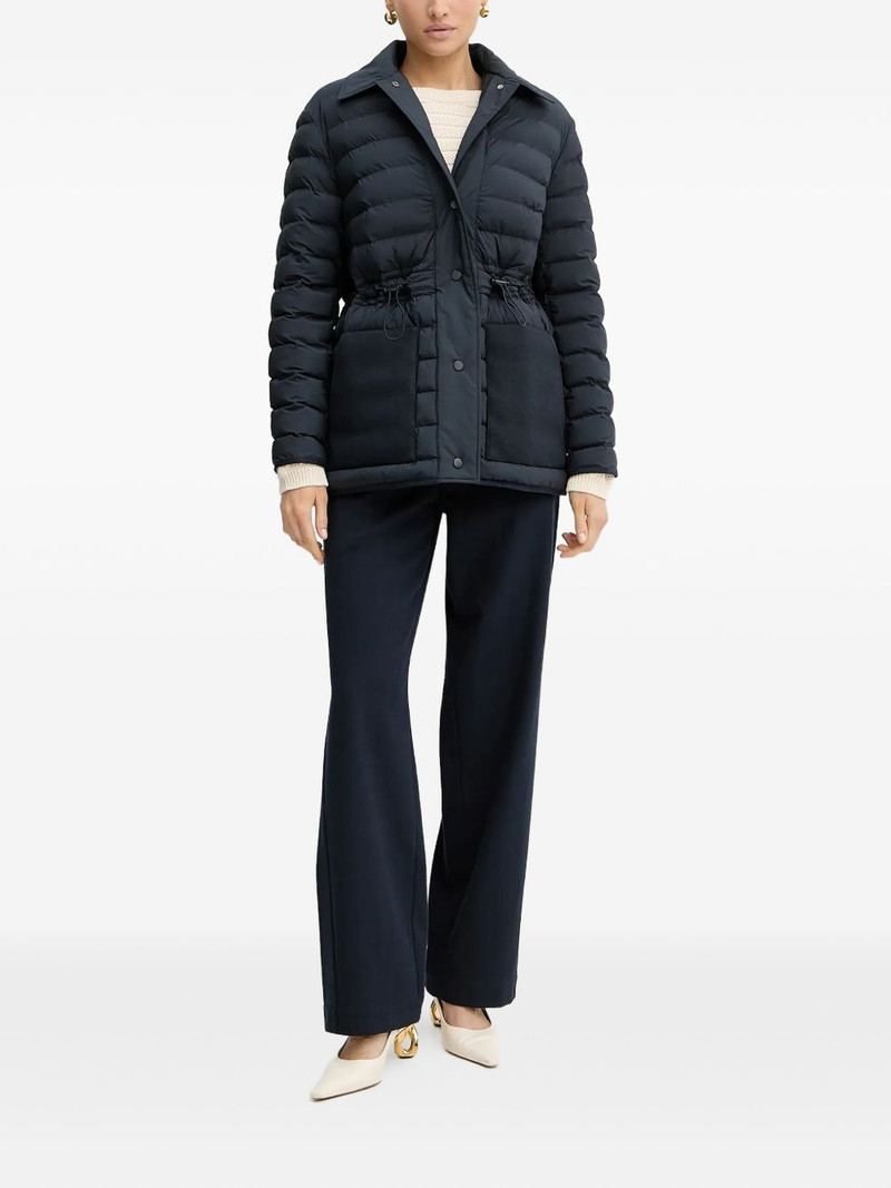 BOSS quilted drawstring-waist puffer jacket outlook