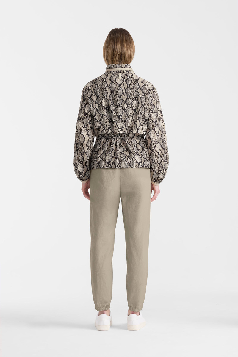ROXY-PR Lightweight Snake Pattern Rain Jacket 4