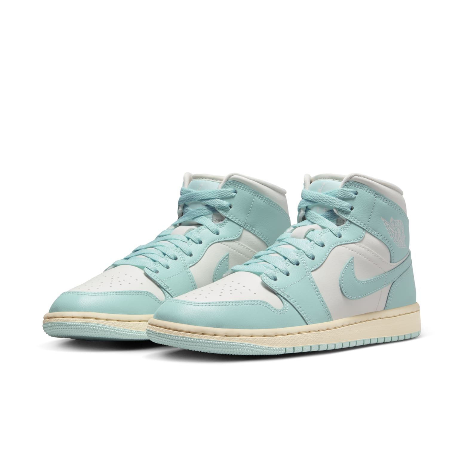 (WMNS) Air Jordan 1 Mid 'Light Dew'  BQ6472-132 - 2