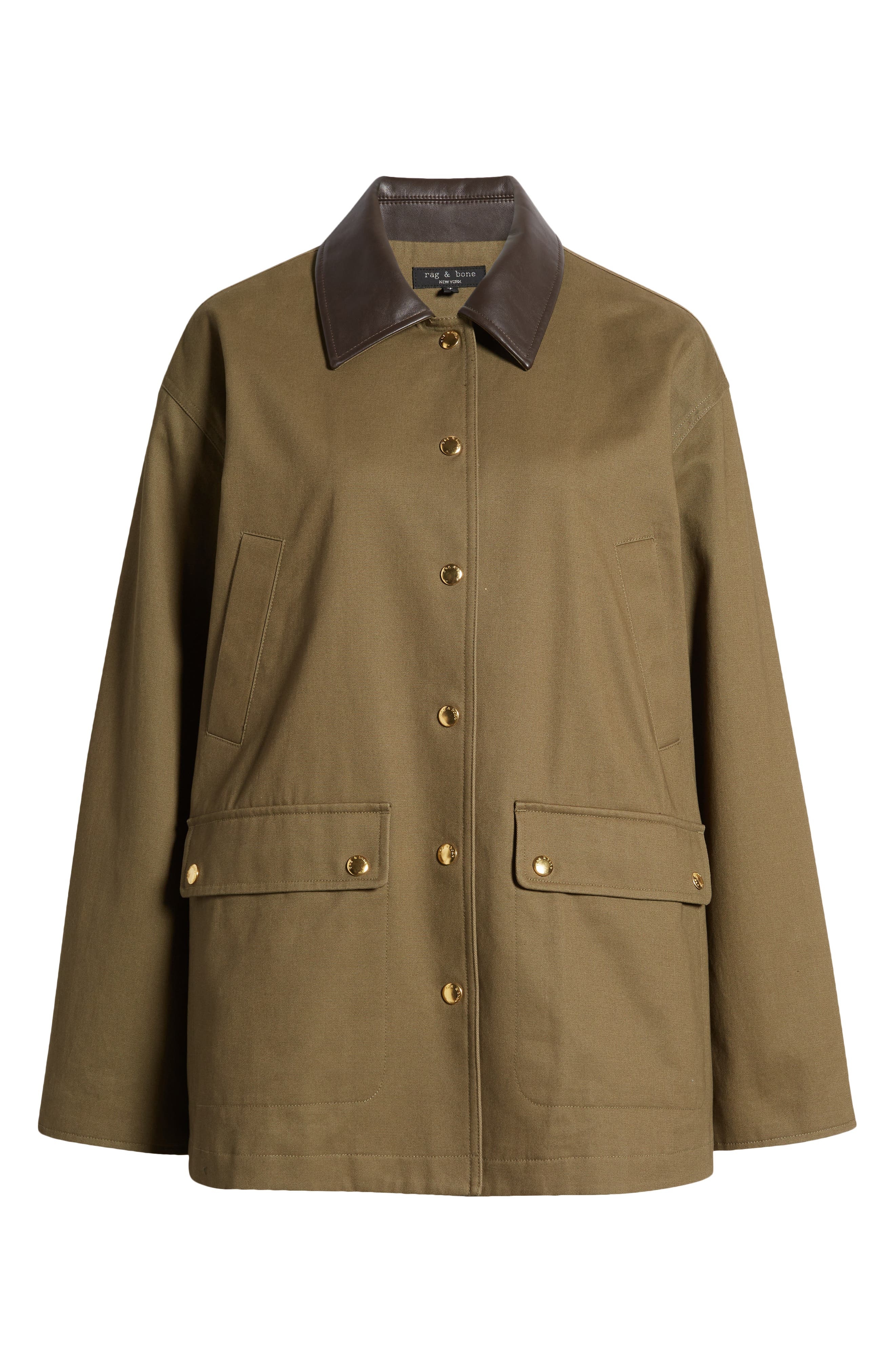 rag & bone Cassidy Jacket in Army at Nordstrom - 6