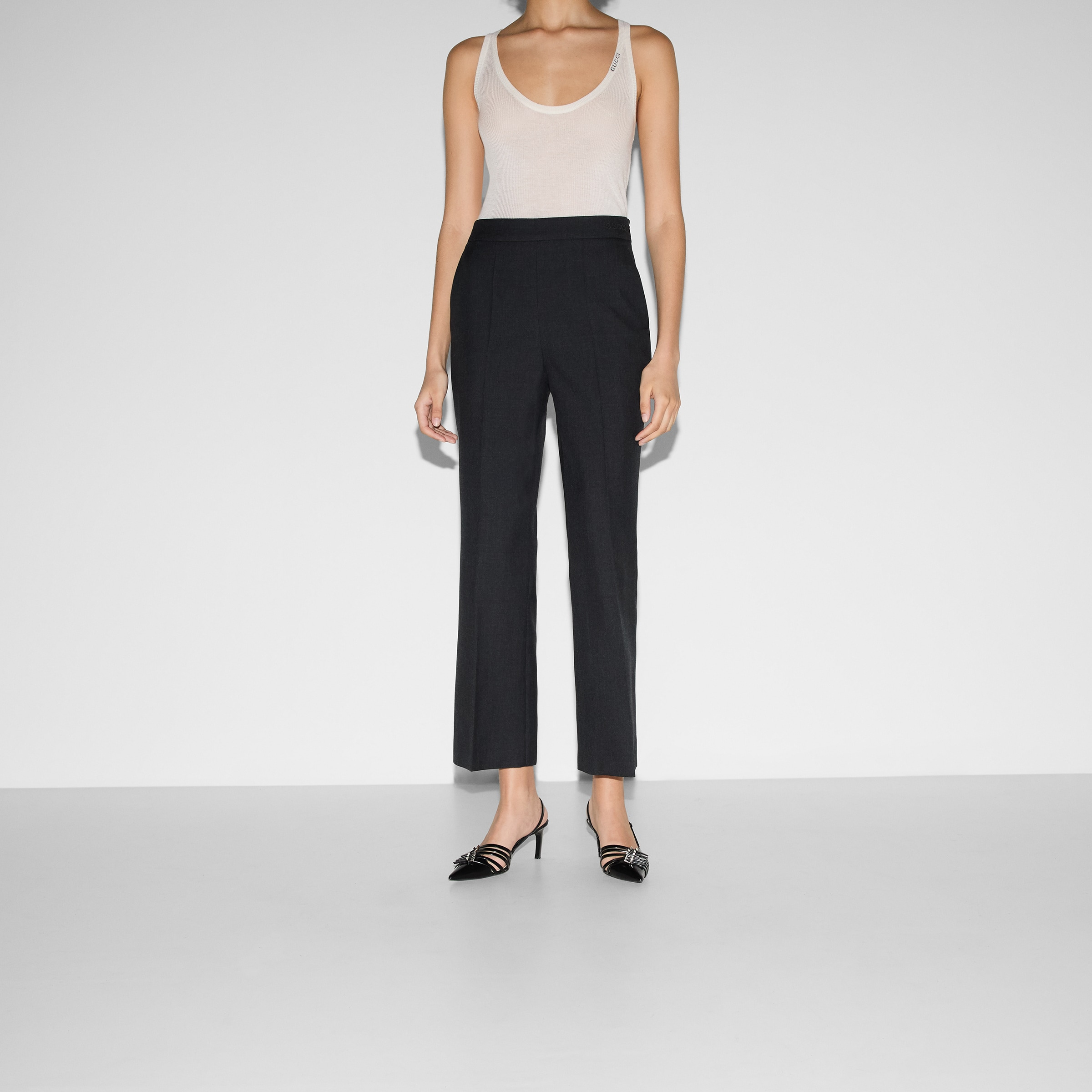 Wool gabardine pant - 3