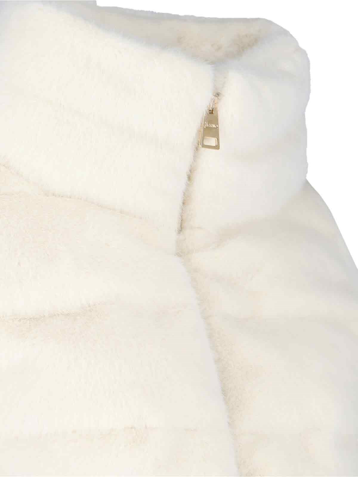 FAUX FUR DOWN JACKET - 4
