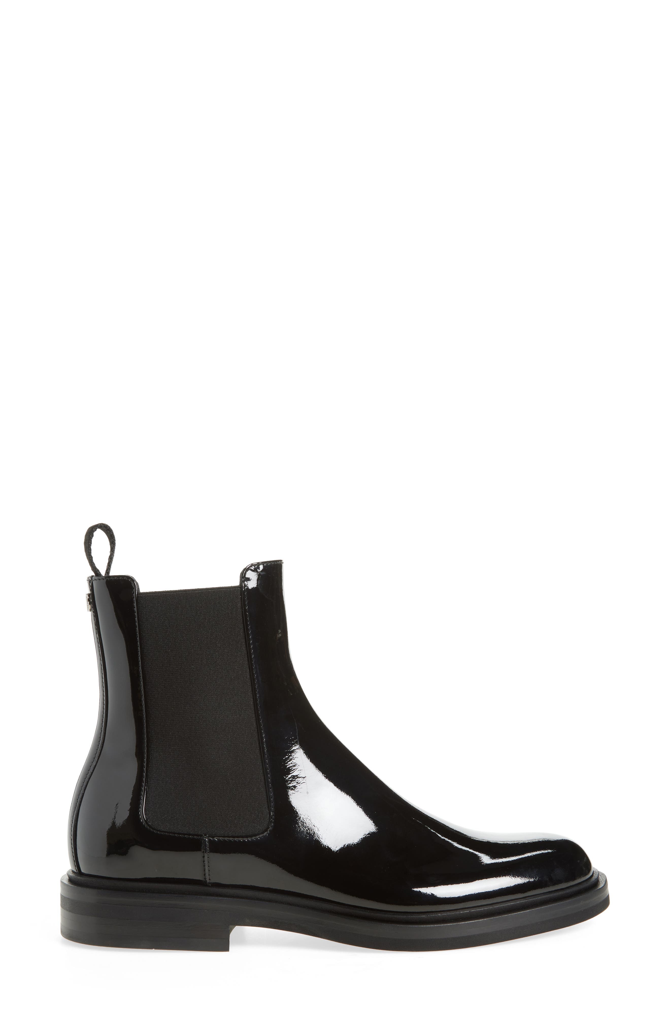 Dolce&Gabbana Vernice Patent Leather Chelsea Boot in 80999 Nero at Nordstrom - 3
