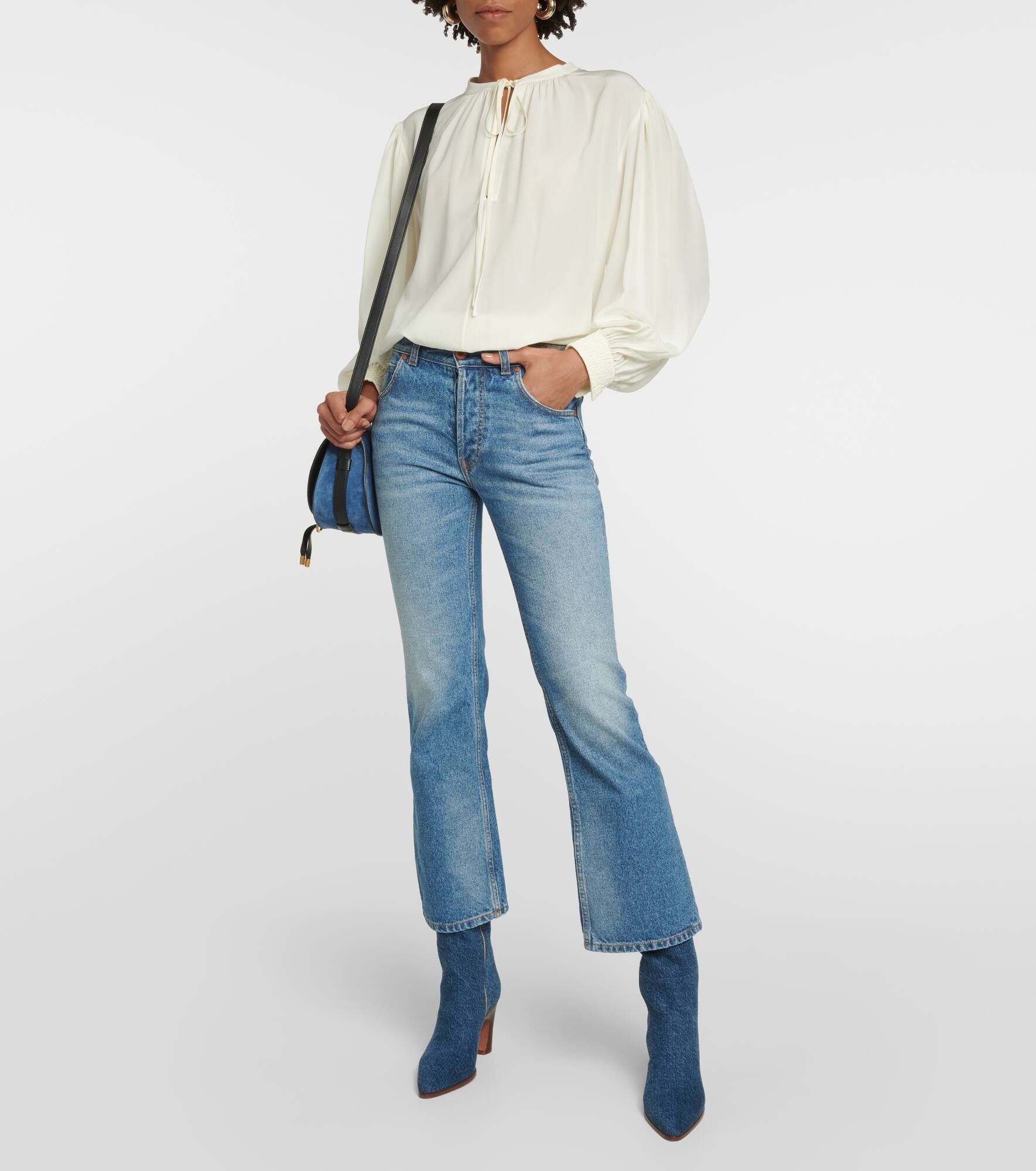 High-rise straight jeans - 2