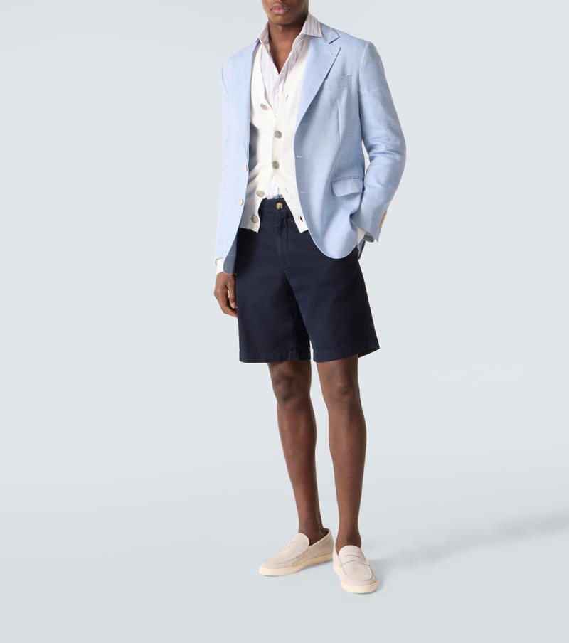Brunello Cucinelli Linen and wool blazer outlook
