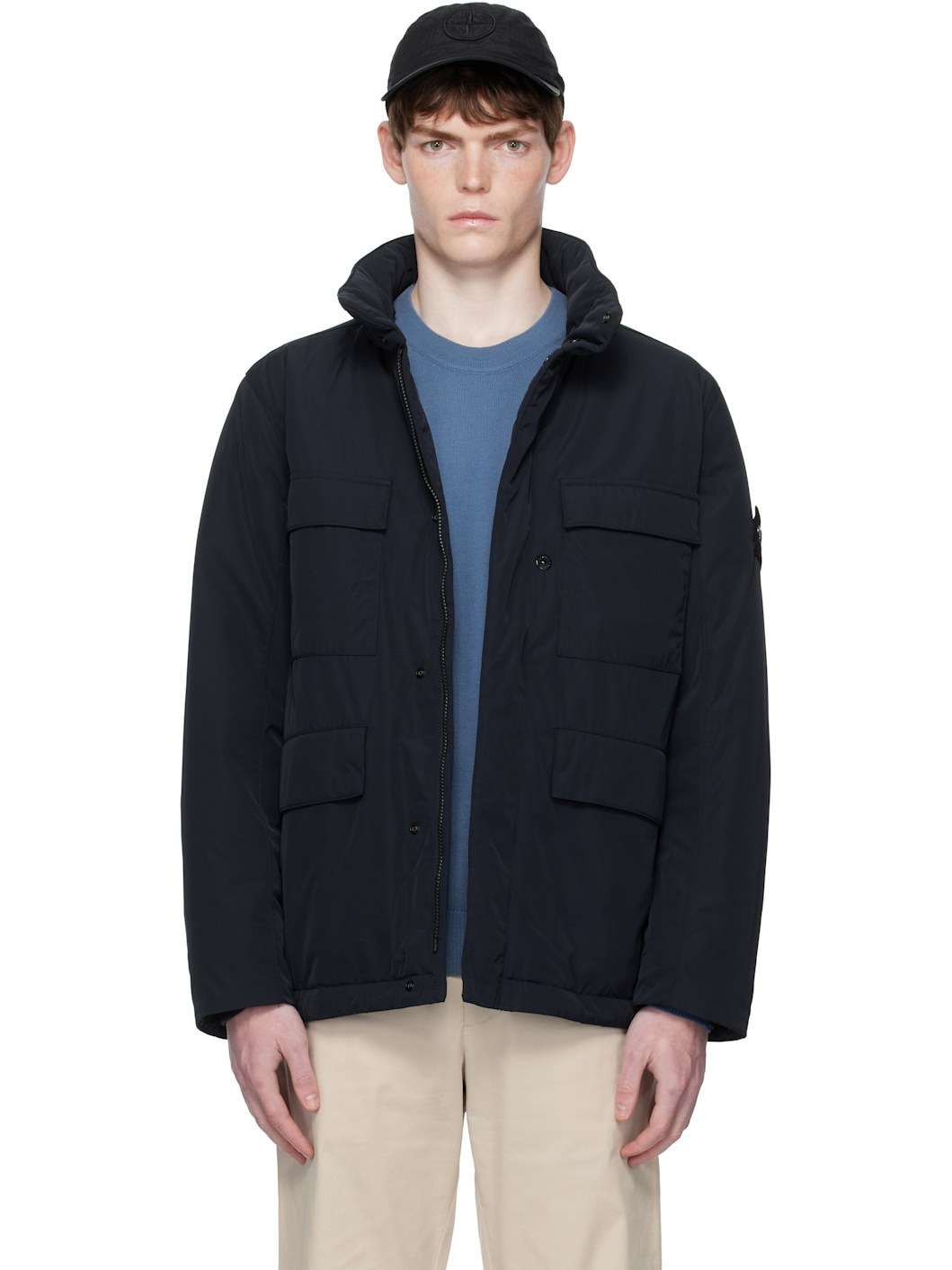 Navy 4100049 Micro Twill Jacket - 1